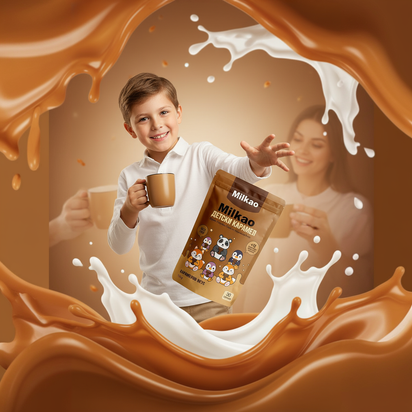 Milkao- Мляко с какао с вкус на карамел!